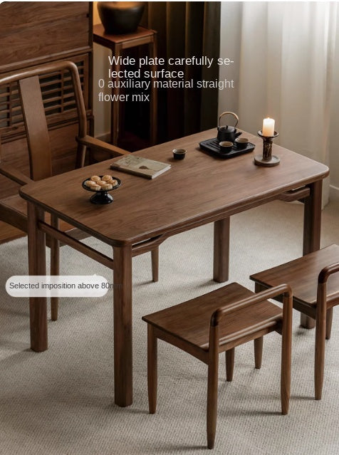 Ash, Black Walnut Rectangular Dining Table