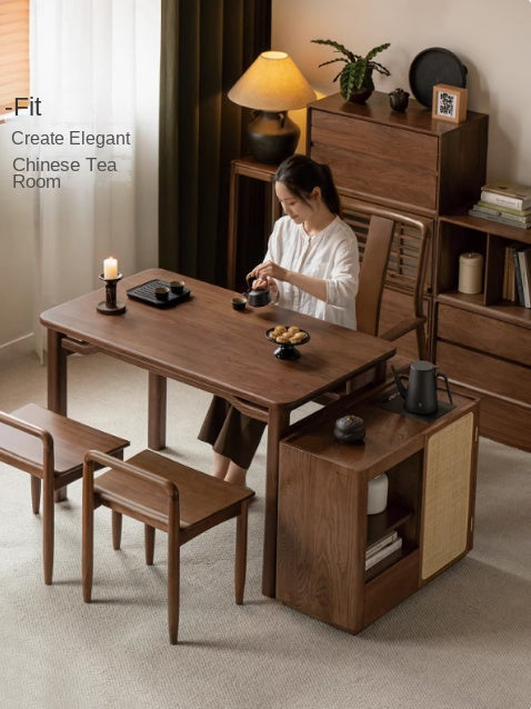 Ash, Black Walnut Rectangular Dining Table