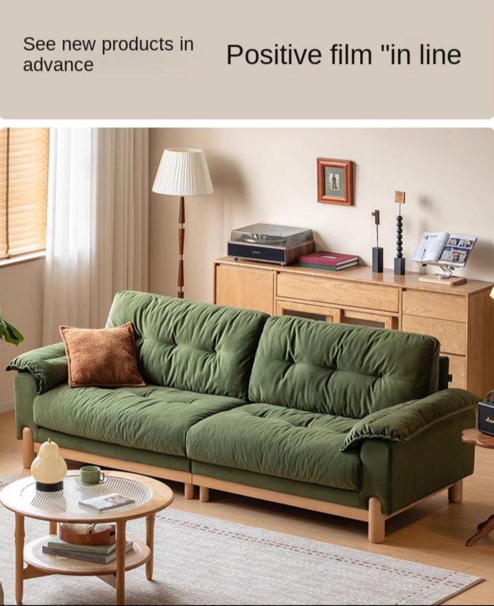 Beech Solid Wood cat scratching cloth sofa