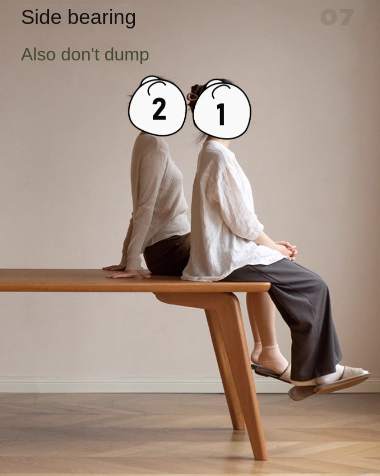 Сherry Solid Wood Modern Dining Table