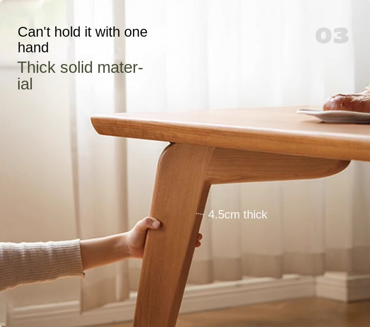 Сherry Solid Wood Modern Dining Table