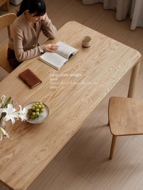 Ash Solid Wood Japanese Modern Dining Table