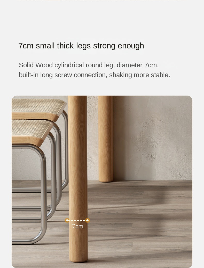 Ash Solid Wood Japanese Modern Dining Table