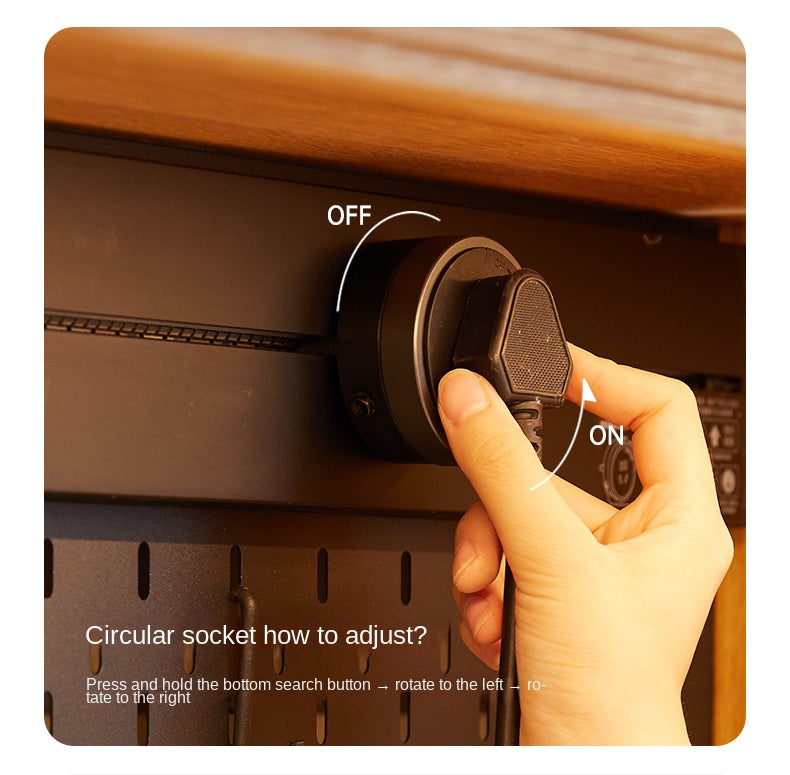 Black Walnut Solid Wood, Sandalwood Rock Sideboard Buffet Cabinet