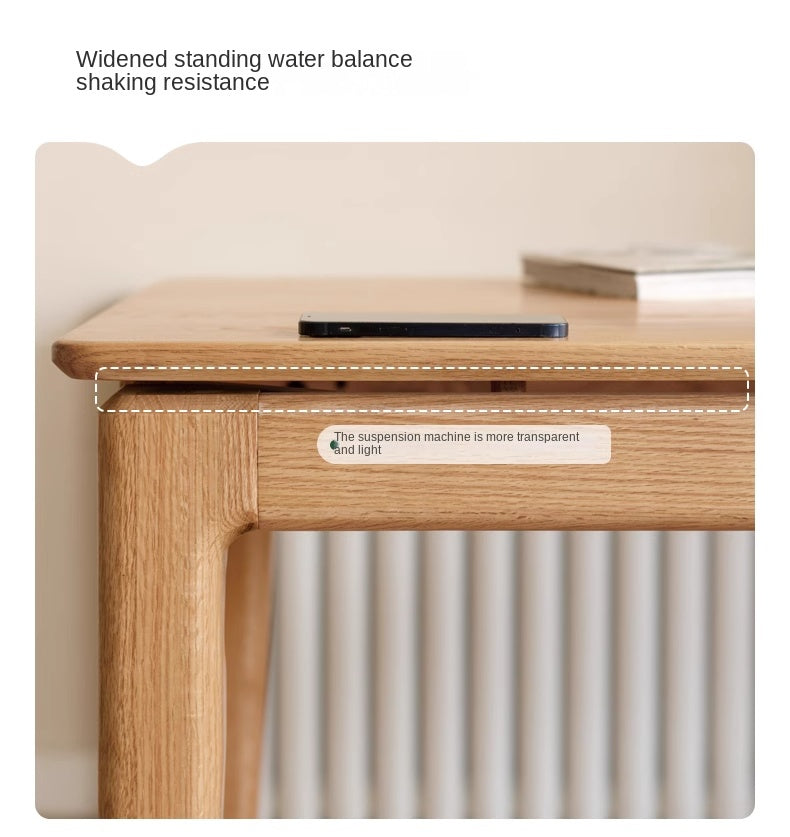 Oak Solid Wood Long Office Desk
