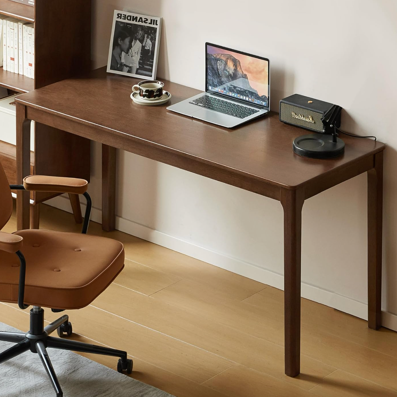 Rubberwood Solid Wood office Desk