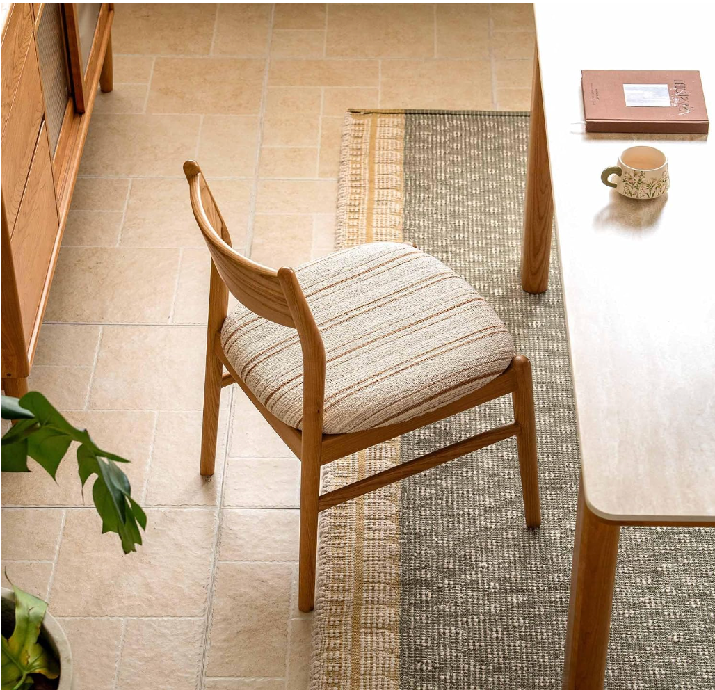 Set Ash Solid Wood Dining Chair