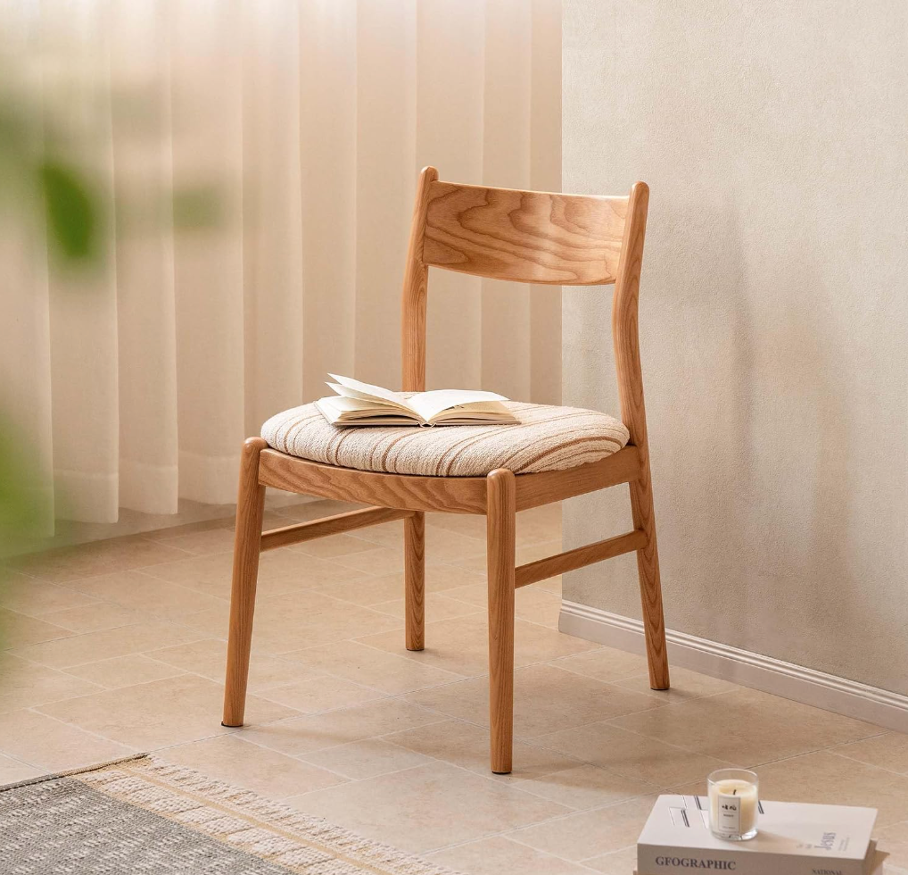 Set Ash Solid Wood Dining Chair