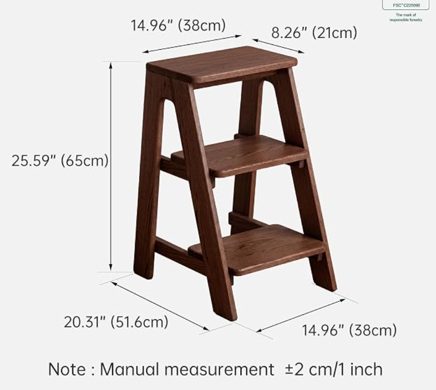 Oak Solid Wood Step Stool