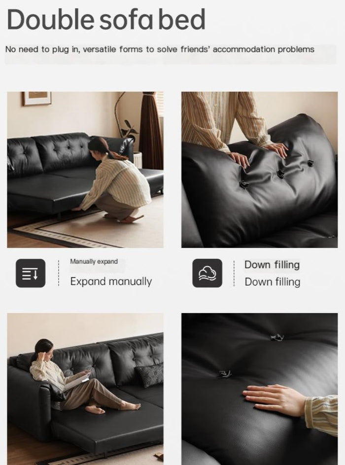 Ecological cloud leather Sofa Bed