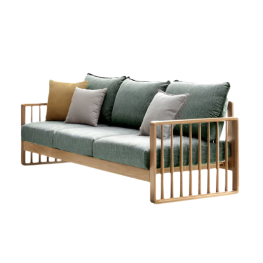 Ash Solid Wood Corner Modern Simple Sofa.