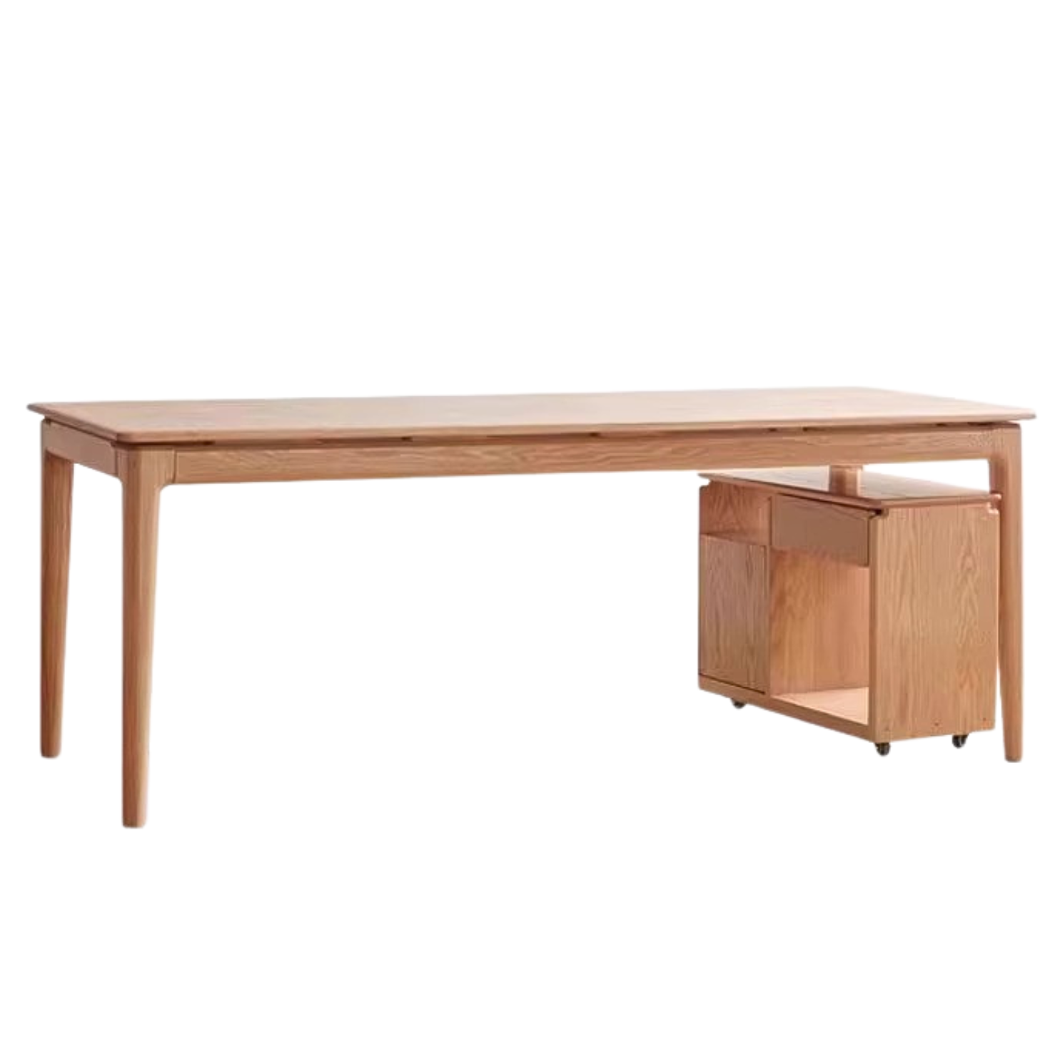 Oak Solid Wood Long Office Desk