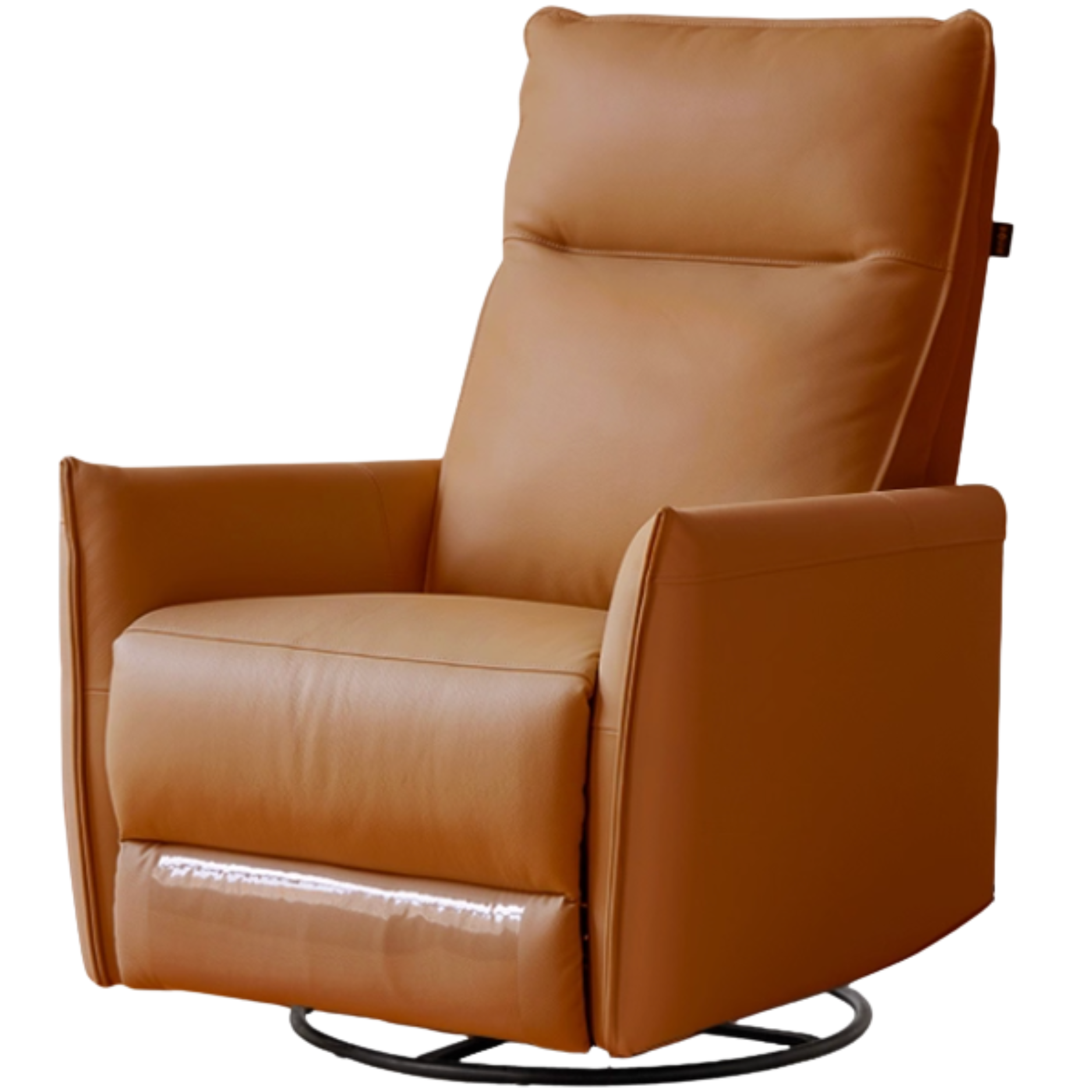 Leather Multifunctional Rotating Single Chair