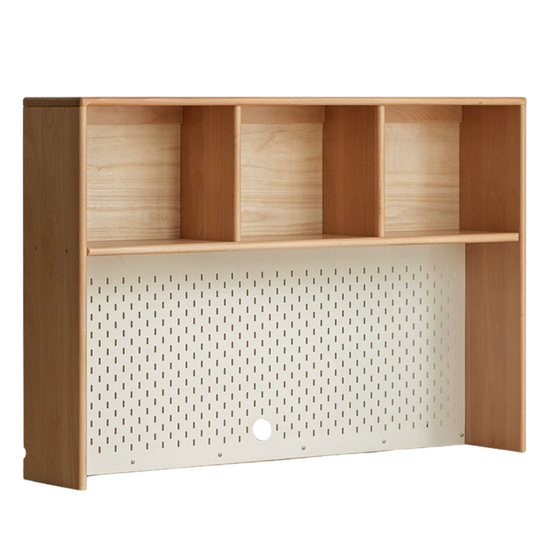 Beech, Oak, Poplar Solid Wood Study Desk with Shelf