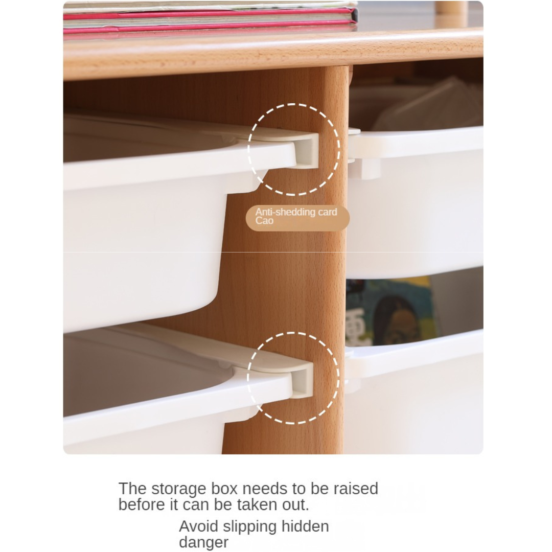 Beech Solid Wood Kids Storage