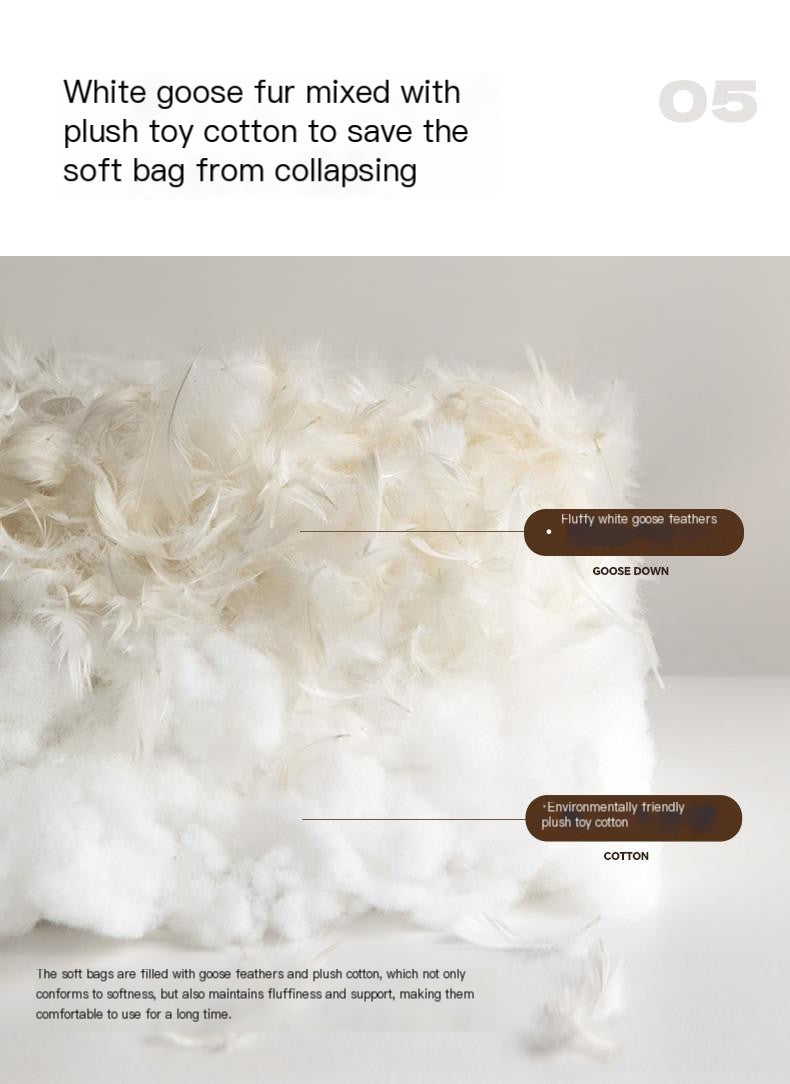 Ecological cloud leather Sofa Bed