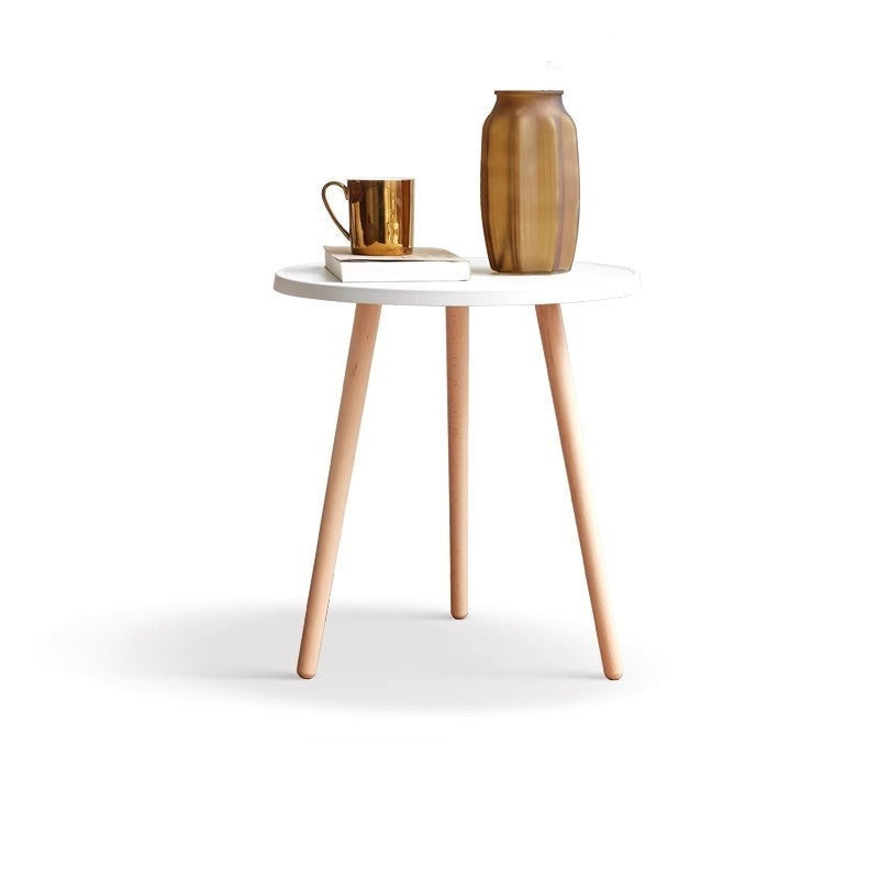 Ash Solid Wood Small Round Table