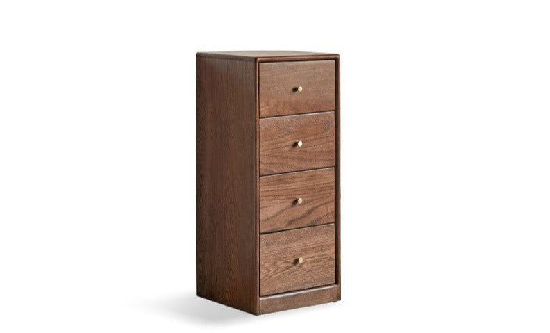 Oak, Beech solid wood side cabinet, multi-functional storage+