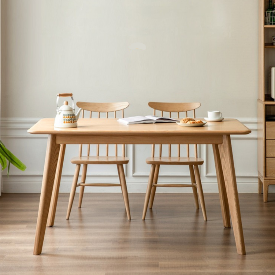 Oak, Ash Solid Wood Dining Table