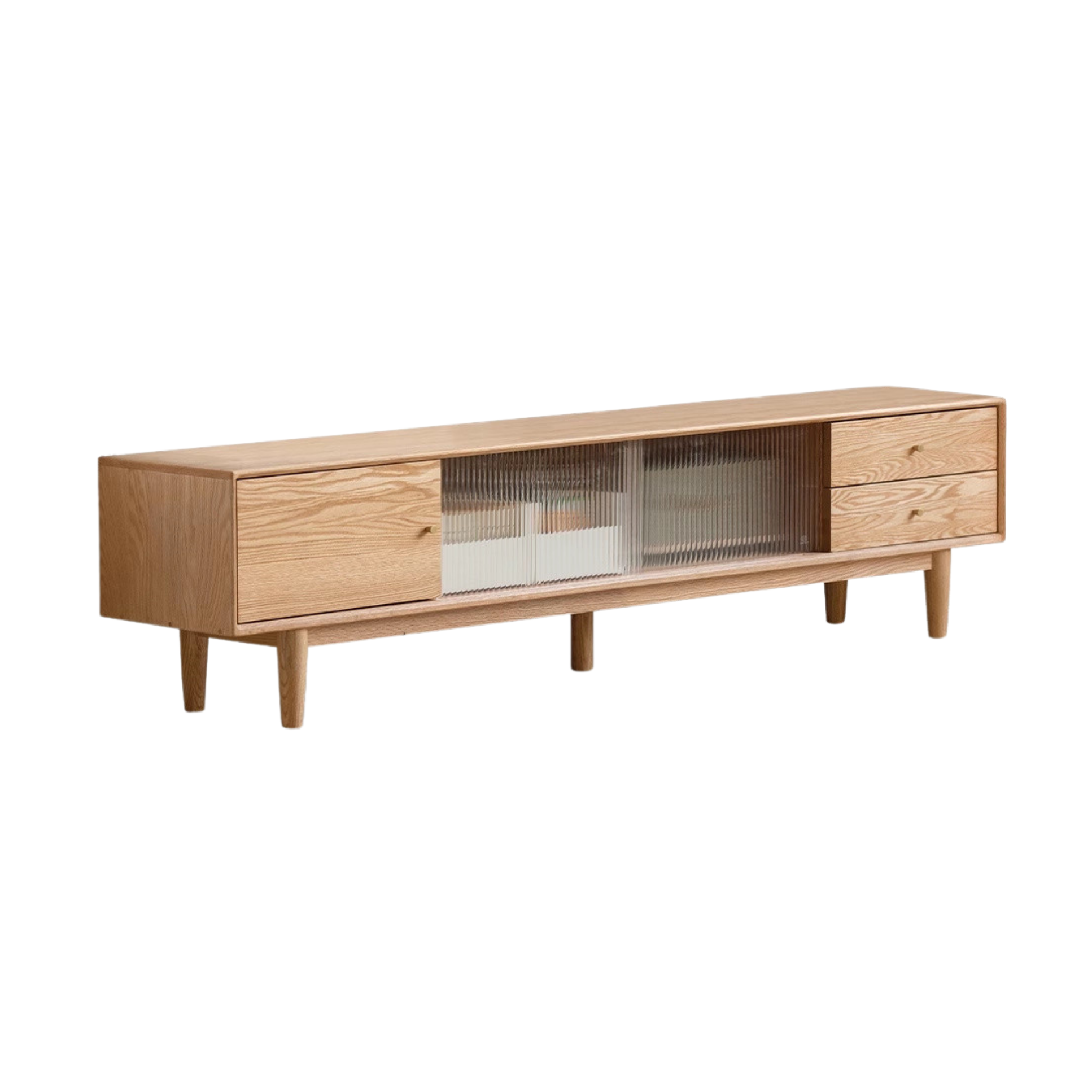 Oak, Tulip Tree, Poplar, Black Walnut Solid Wood TV Stand