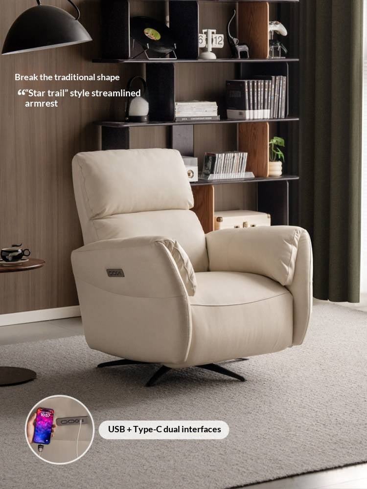 Genuine Leather Modern Functional Electric Chair