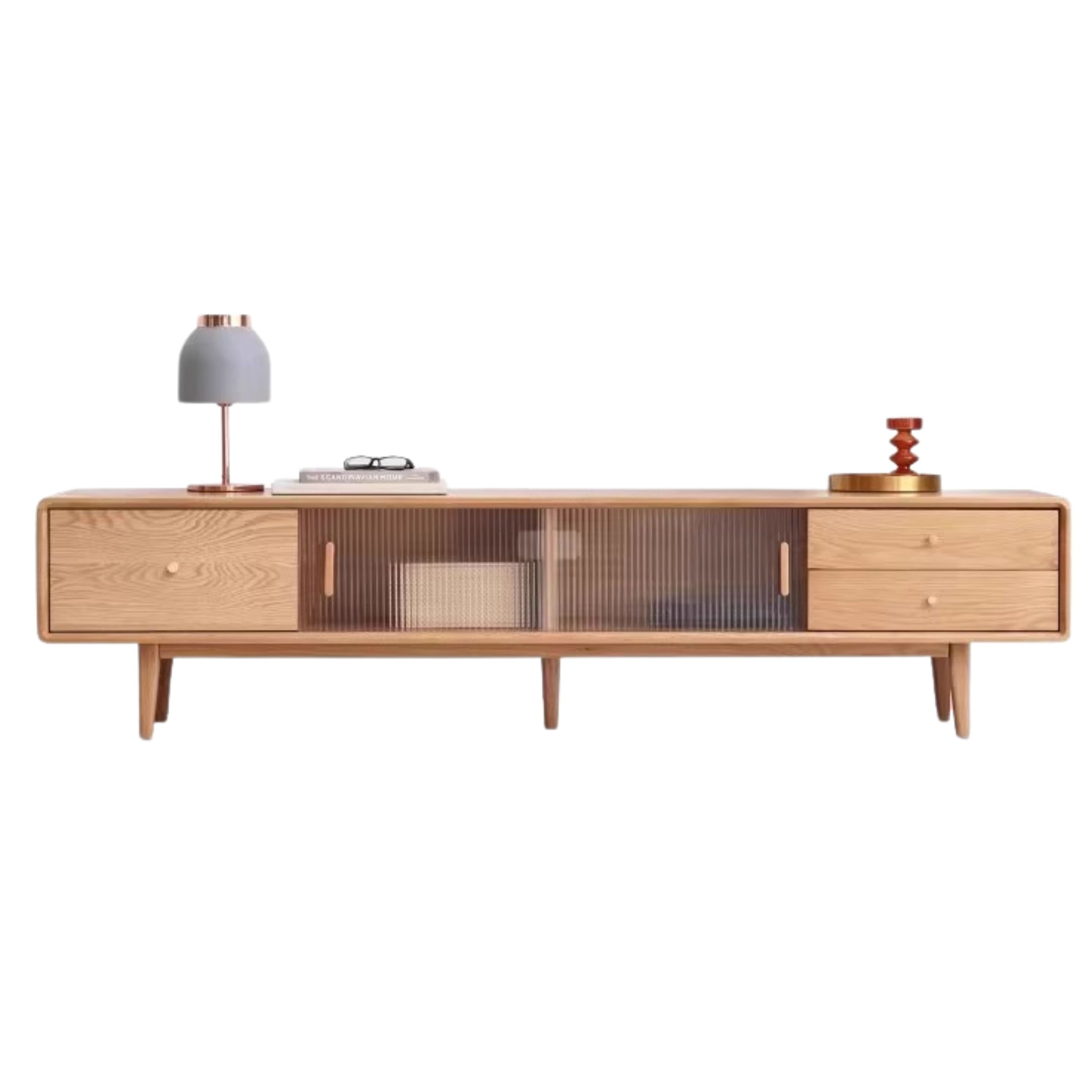 Oak Solid Wood TV Stand