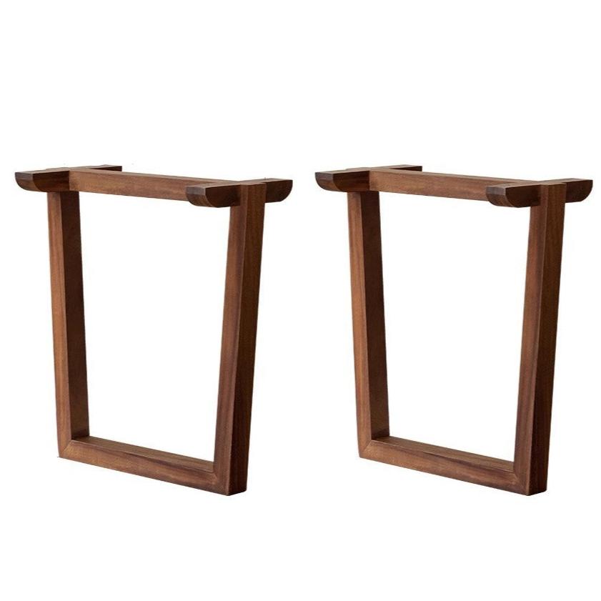 Black Walnut, South American Walnut, Ash Solid Wood, Metal, Acrylic Table Legs