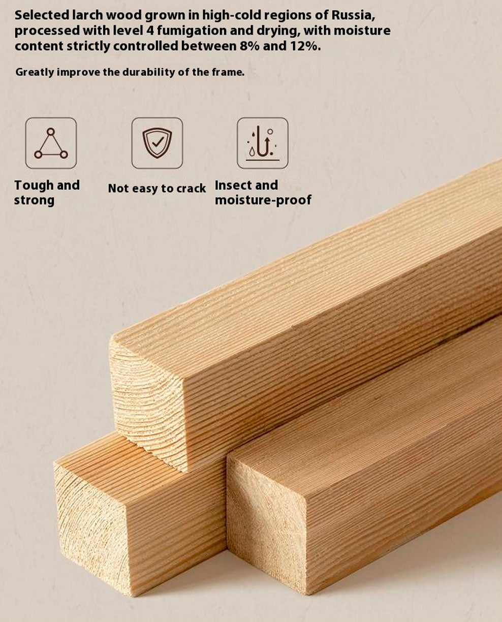 Genuine Leather Soft Bed French Retro Style