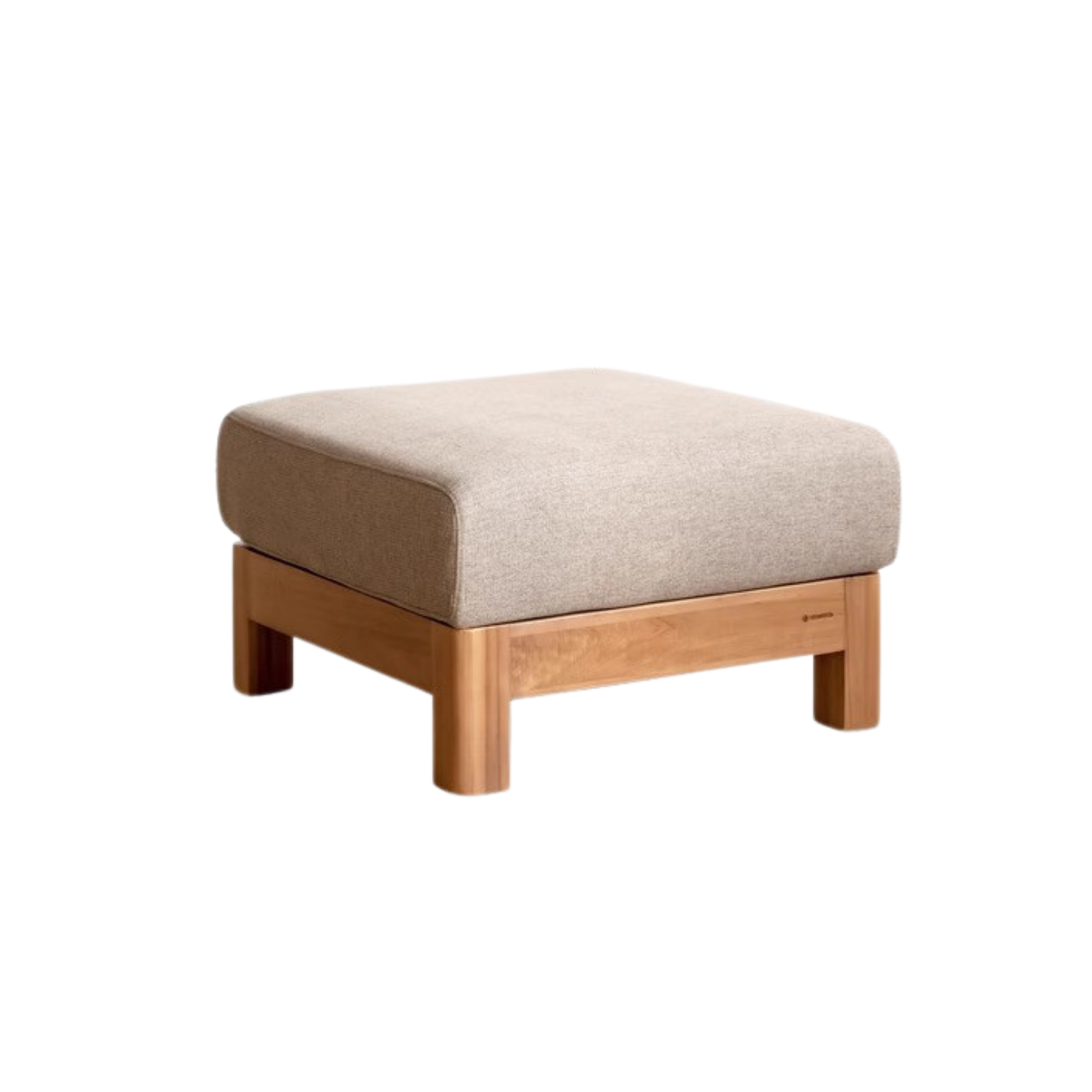 Oak, Ash, Poplar, Black Walnut Solid Wood Footstool Small Fabric Stool For Home