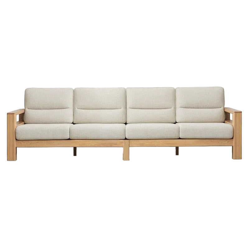 Ash, Black Walnut Solid Wood Oversized Sofa
