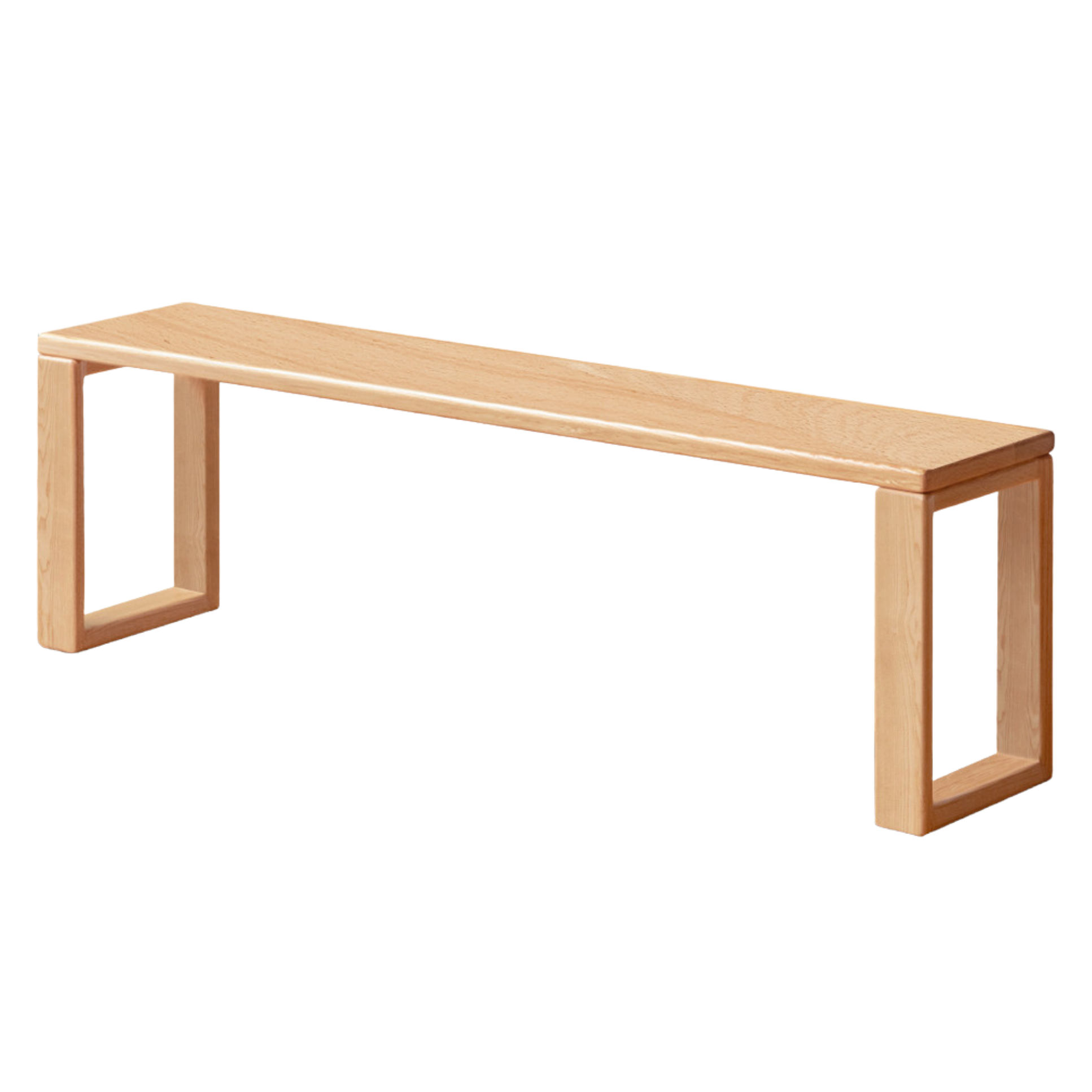 Ash, Oak, Cherry, Beech Solid Wood Long Bed end Bench