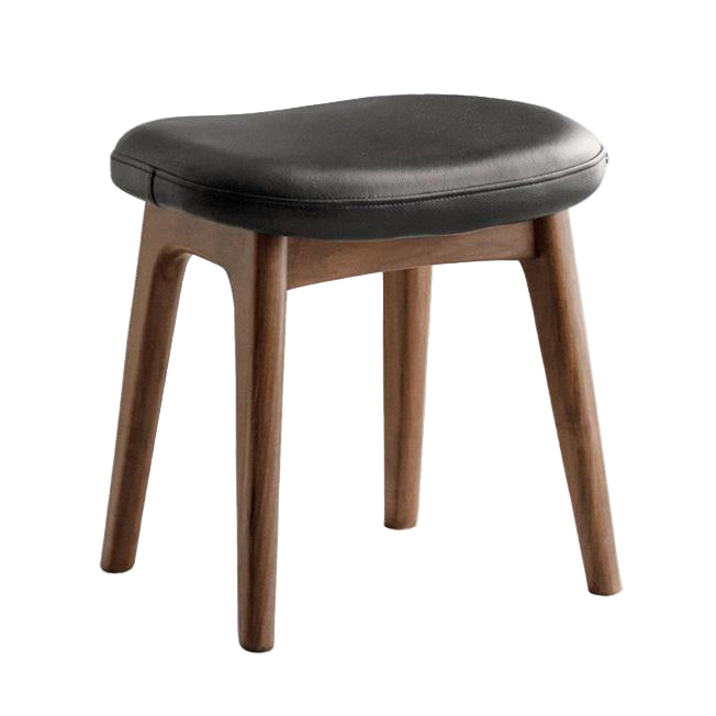 Black Walnut, Ash, Oak, Sandalwood Solid Wood Makeup Soft Stool