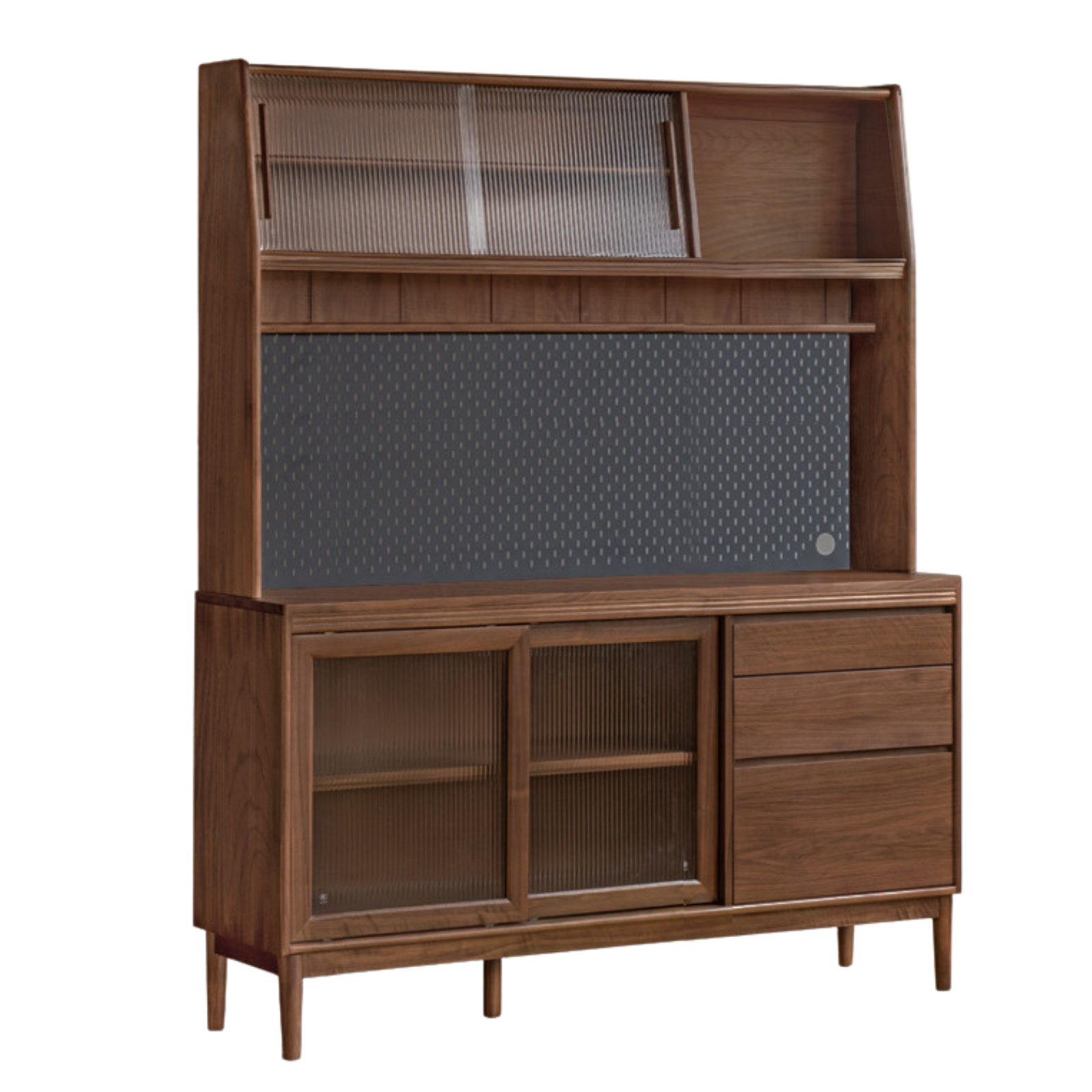 Black Walnut, Oak, Sandalwood, Ash, White Ash Solid Wood Rock Board Sideboard