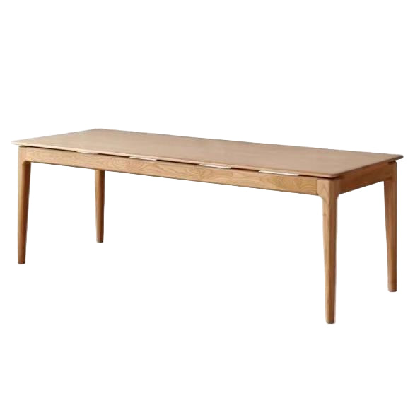Ash Solid Wood Large Nordic Office Desk