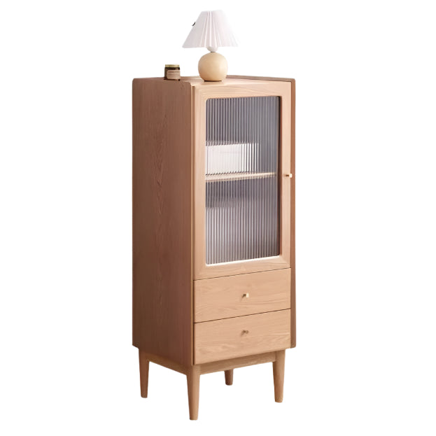 Ash Solid Wood Narrow Side Cabinet