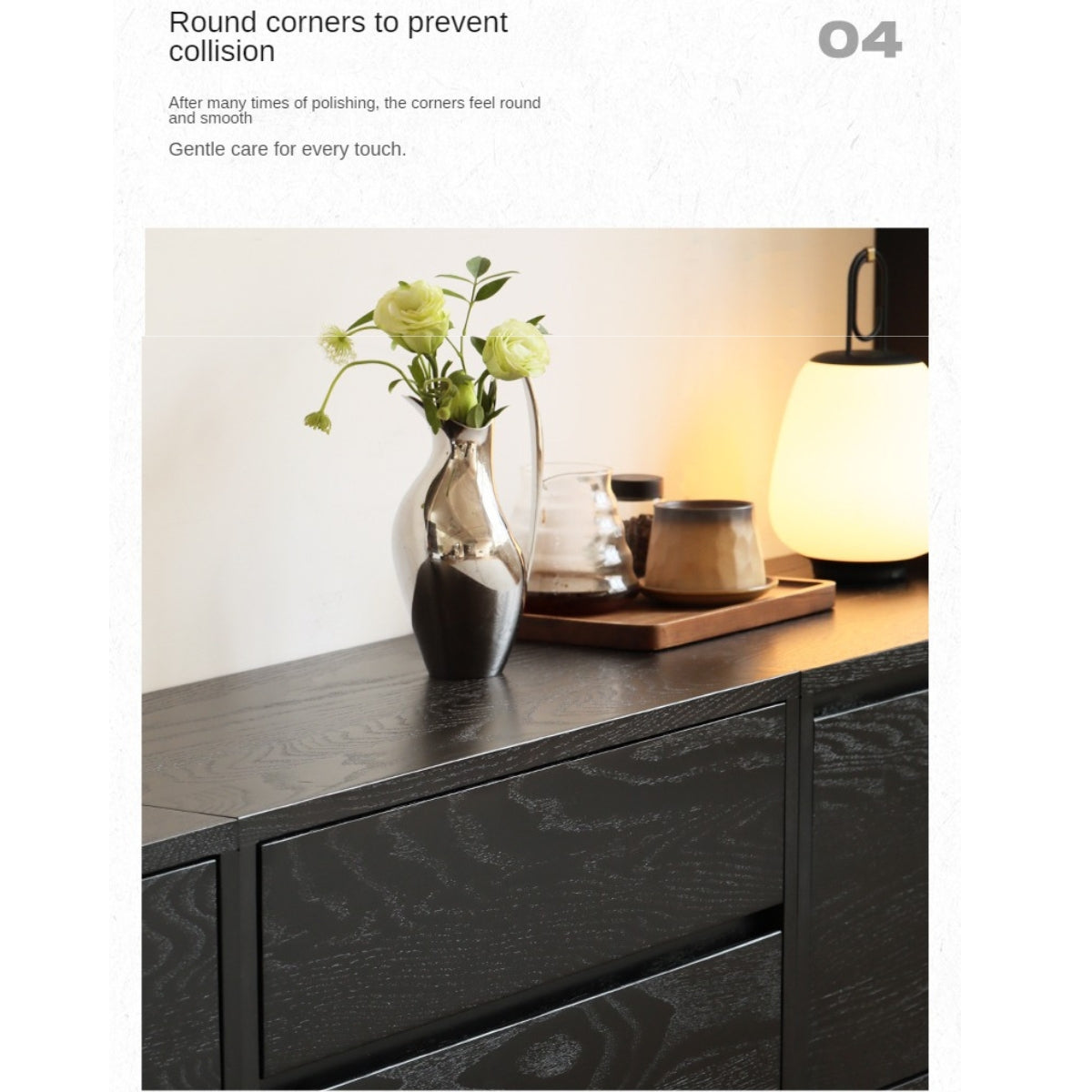 Oak Solid Wood Modern Module Combination Bookcase