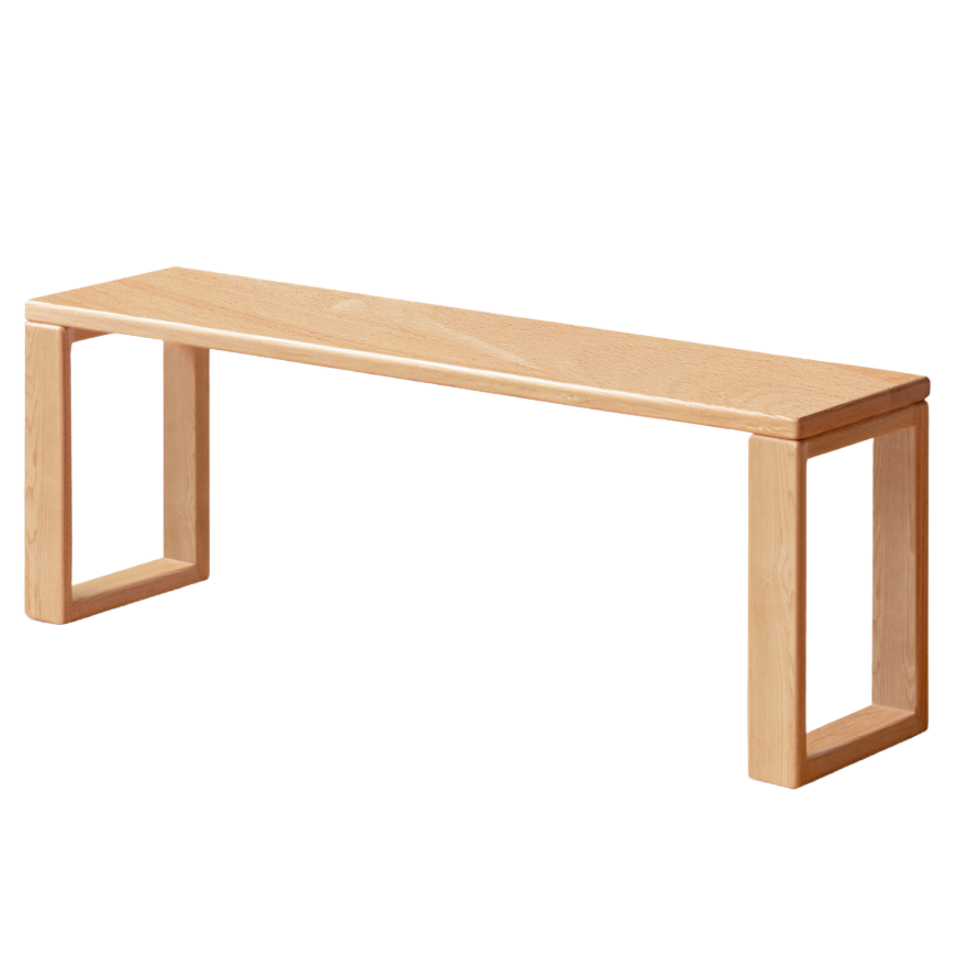 Ash, Oak, Cherry, Beech Solid Wood Long Bed end Bench