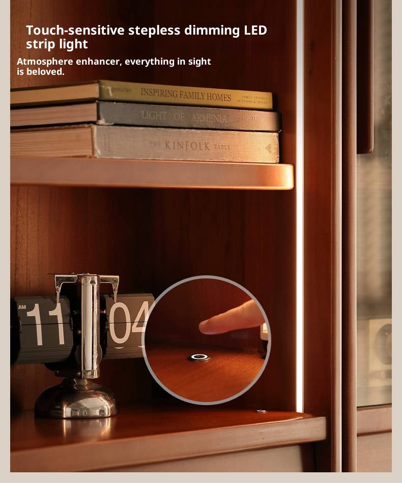 Black Walnut, Tulipwood Solid Wood Antique Style Bookshelf