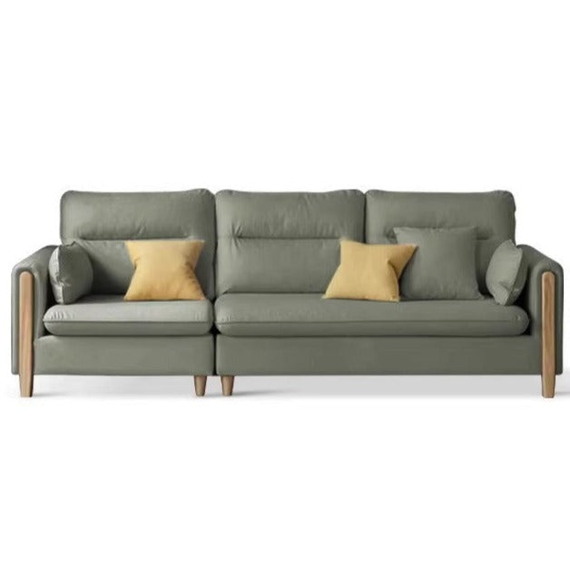 Ash Solid Wood Technology Fabric Corner Sofa.