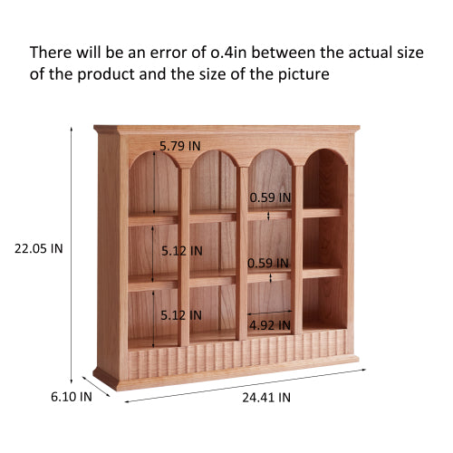 Cherry Solid Wood Kitchen Storage Rack Table Cup Holder