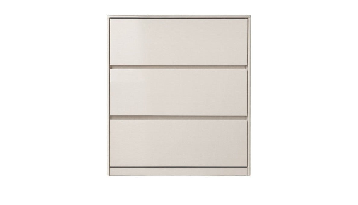 Poplar, Oak Solid Wood Telescopic Dressing Table Three Drawers.