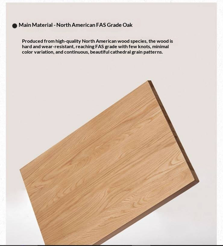 Oak Solid Wood American Modern Bench