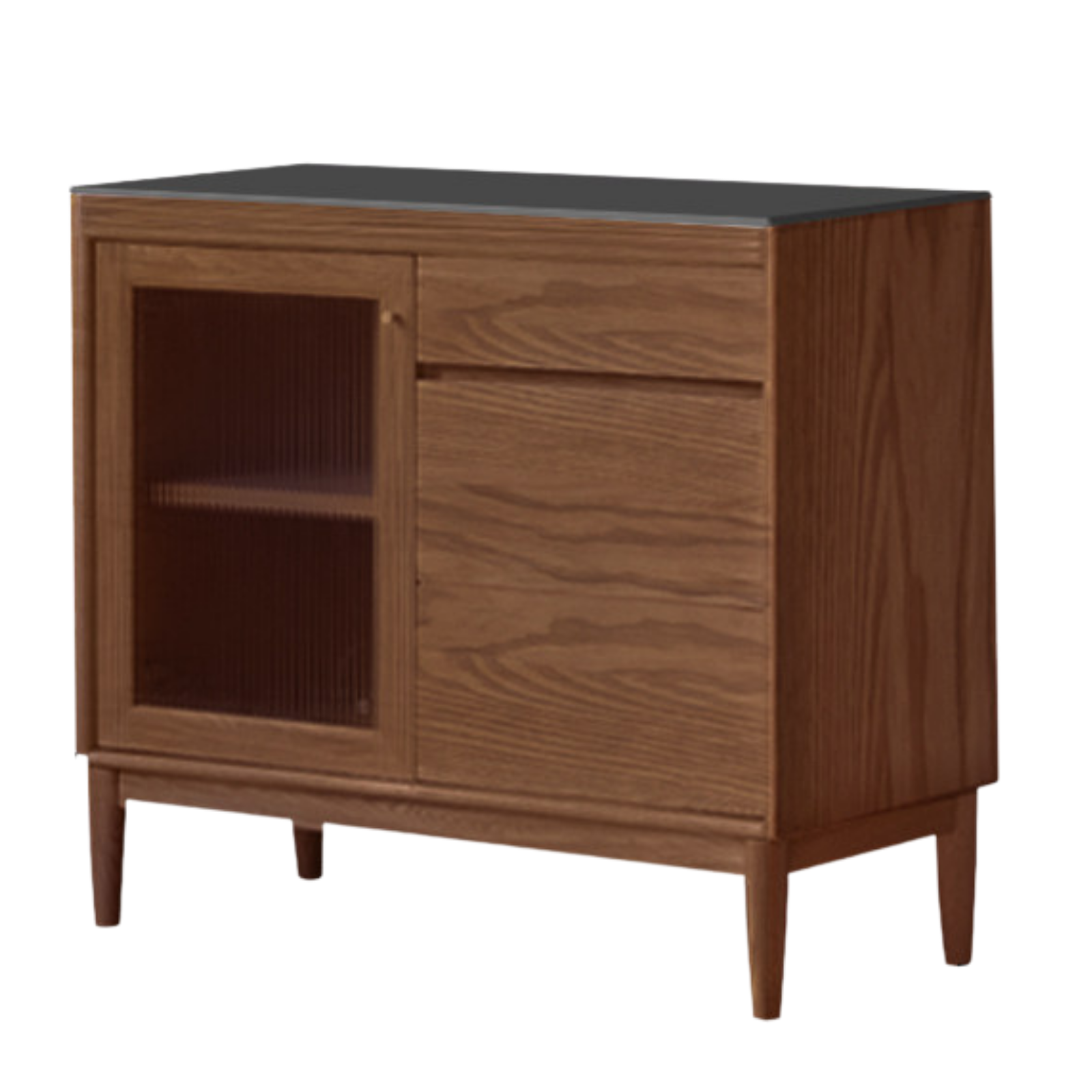 Black Walnut, Oak, Sandalwood, Ash, White Ash Solid Wood Rock Board Sideboard