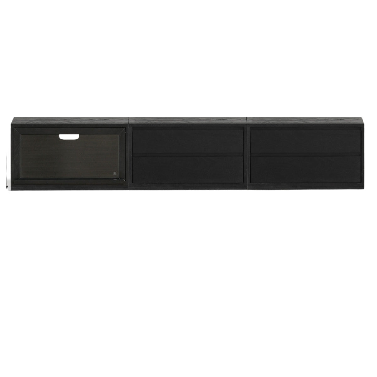 Oak Solid Wood Modern Module Combination Bookcase