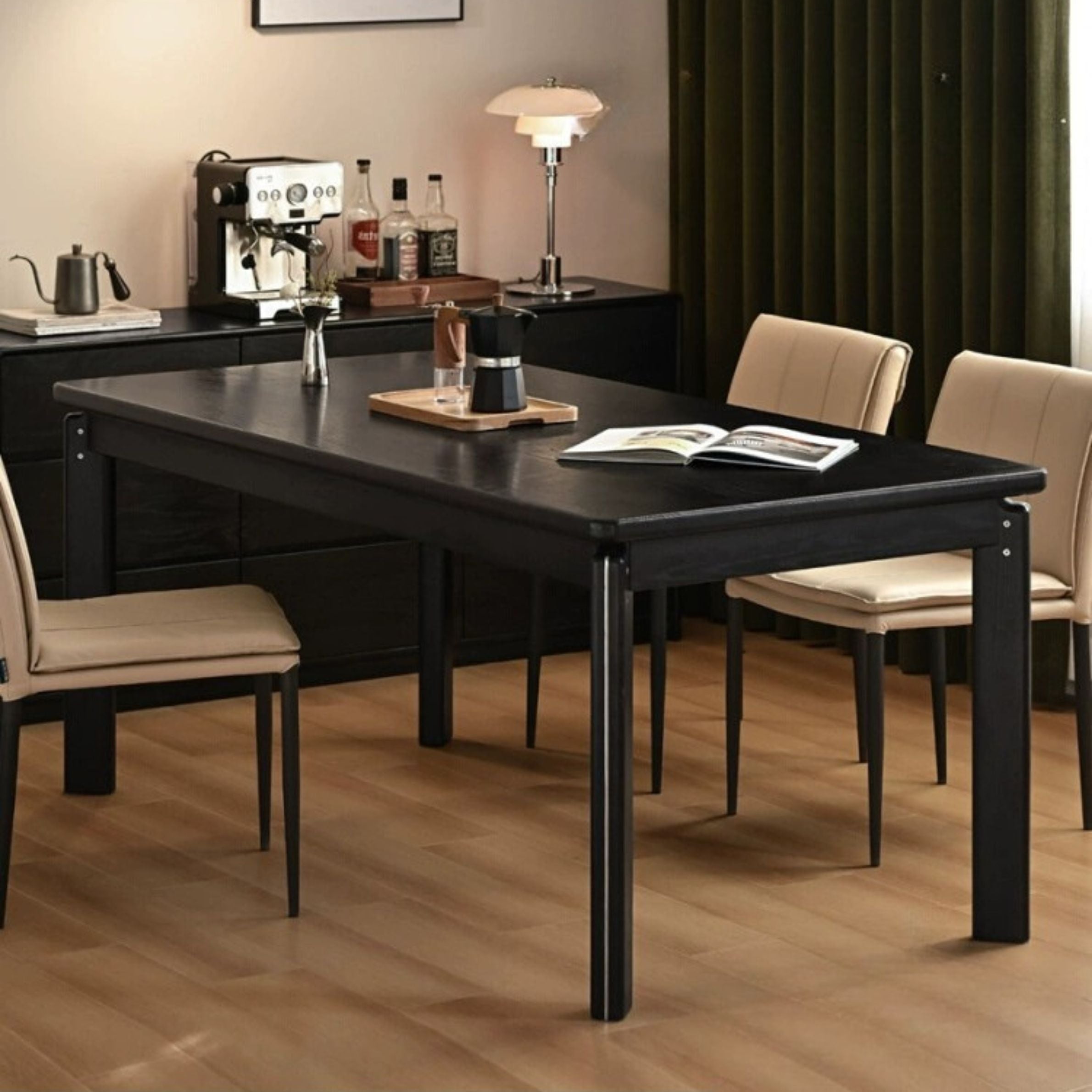 Ash, Oak Solid Wood Large Dining Table