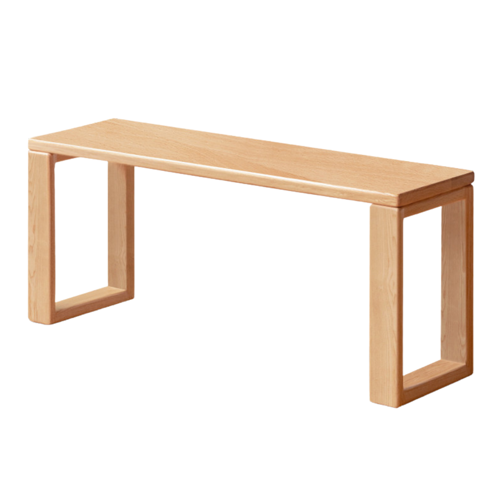 Ash, Oak, Cherry, Beech Solid Wood Long Bed end Bench