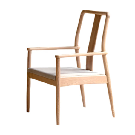 Oak Solid Wood Backrest Soft Chair