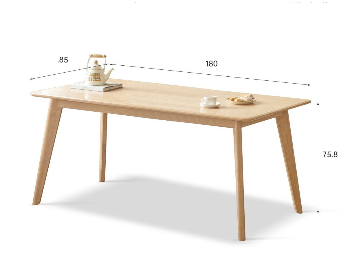 Oak, Ash Solid wood dining table "