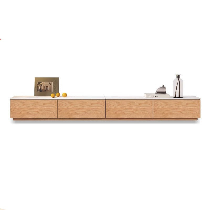 Ash,Oak Solid wood Rock floor TV cabinet Scandinavian "