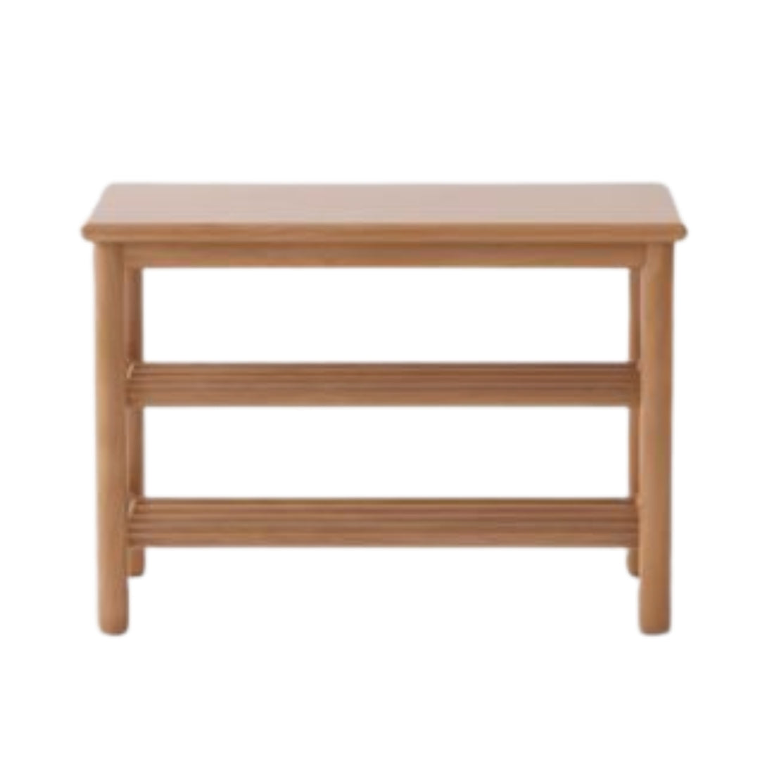 Oak Solid Wood Shoe Wearing Stool